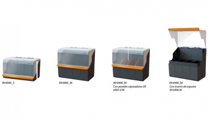 Caja de almacenamiento de plástico ABS resistente