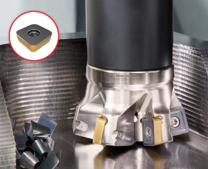 Ampliación de familia de fresas de alto avance con nuevas plaquitas