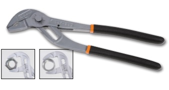 Alicate con regulación por pulsador