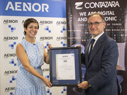 Aenor otorga a Contazara el certificado Industria 4.0
