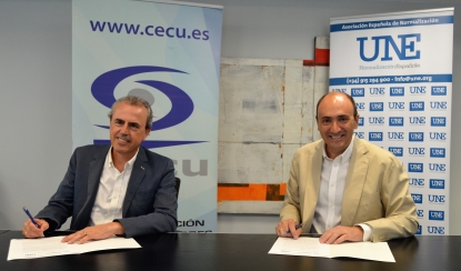 UNE y CECU aúnan esfuerzos para informar a la sociedad sobre los beneficios de la normalización