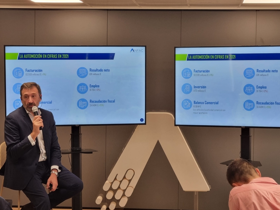 La facturación de la industria automovilística aumenta ligeramente y se sitúa cerca de los 61.000 millones de euros en 2021