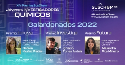 Se otorgan los Premios Suschem 2022 a los jóvenes talentos de la química