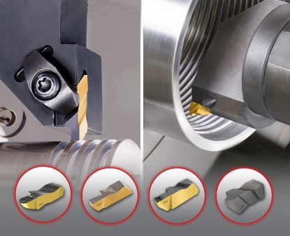 Ampliación de línea de plaquitas con rompevirutas para asientos estándar