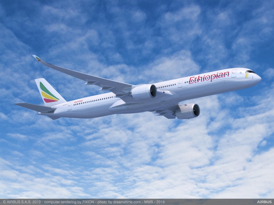 Ethiopian Airlines encarga el primer A350-1000 de África