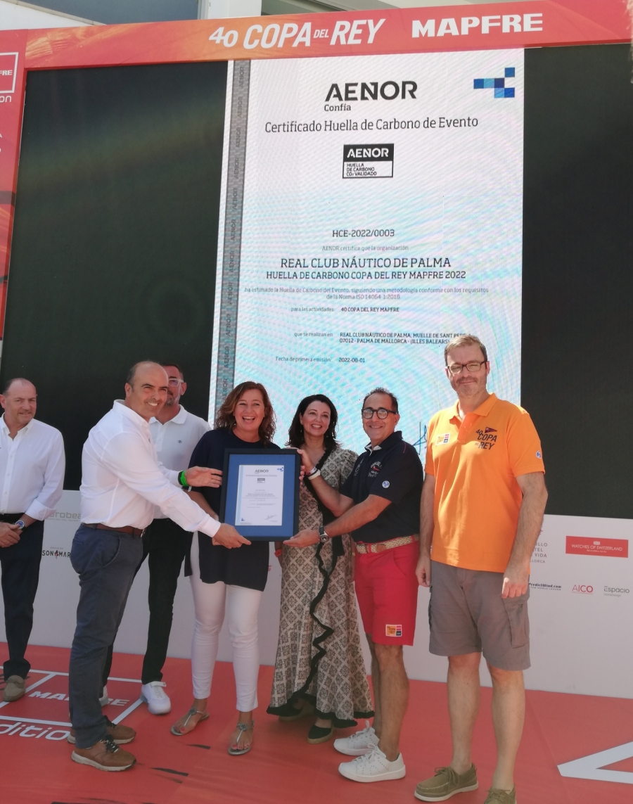 La 40 Copa del Rey MAPFRE, primera competición de vela del mundo con certificado de huella de carbono 