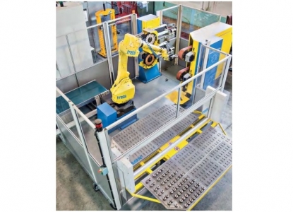 Célula robotizada para lijado y pulido de piezas