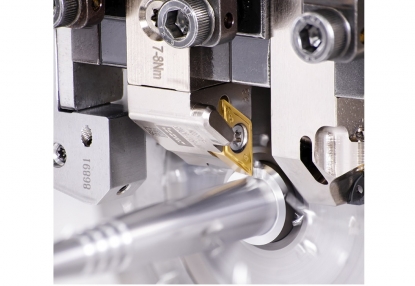 Sistema de cabezas modulares de cambio rápido para máquinas de decoletaje