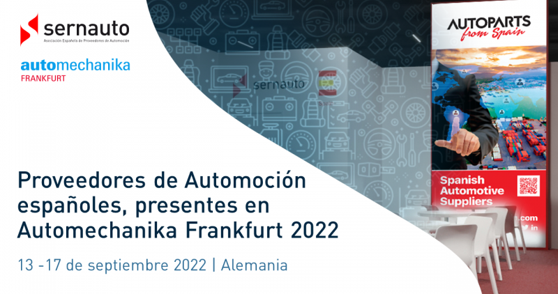 Sernauto y proveedores españoles de automoción participan en Automechanika Frankfurt