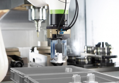 Pinza neumática con mantenimiento seguro y certificado de la fuerza de agarre