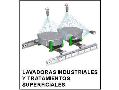 Lavadoras industriales y tratamientos superficiales