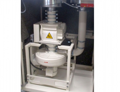 Guillotina FS 200 de Getecha para recortes de bordes y virutas de plástico, papel y materiales alternativos