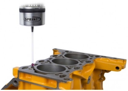 Sonda de alta precisión con funciones de disparo por contacto y escaneado en máquina