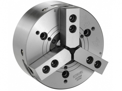 Plato automático de 3 garras de 210 mm con paso de barra de 52 mm