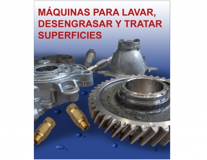 Máquinas para lavar, desengrasar y tratar superficies