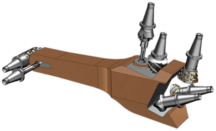 Herramientas para diferentes trabajos en ferrocarril