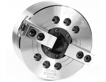 Plato automático de 2 garras de 135 mm con paso de barra de 33 mm