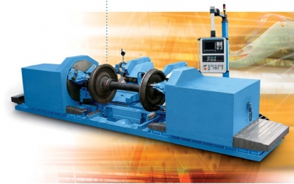 Torno CNC con un diseño moderno para el mecanizado de conjuntos pesados de ruedas