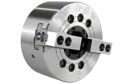 Plato automático de 2 garras de 169 mm con paso de barra de 45 mm