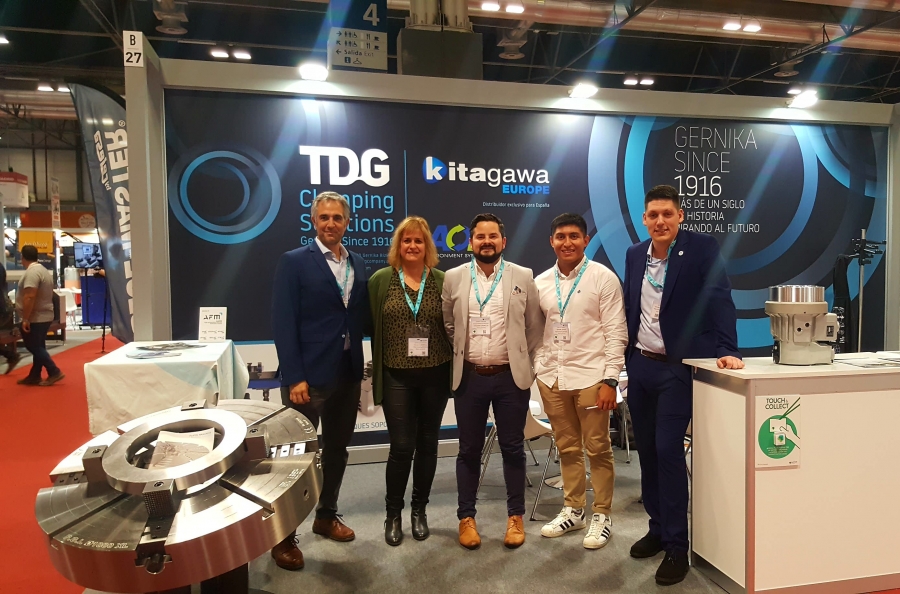 TDG presenta en MetalMadrid un modelo PGI 1000 de garras independientes