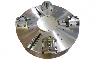 Plato automático de 3 garras y 4 bloques para piezas de “Oil&Gas”