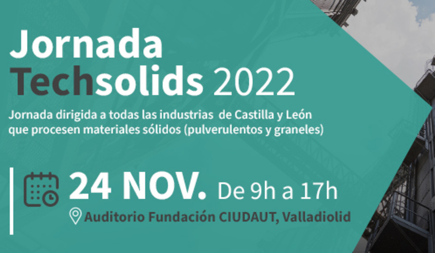 Techsolids organiza la jornada “Control y Gestión de Sólidos”