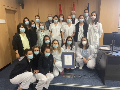 El Hospital Universitario Infanta Cristina revalida las certificaciones ISO 9001 y UNE 179003