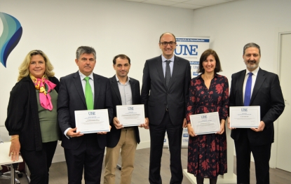 Los Premios UNE de Normalización distinguen el compromiso y la profesionalidad de los Comités