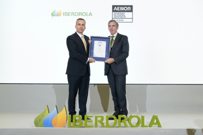 Iberdrola, pionera en la obtención del certificado de Estrategia de Compras Sostenibles de Aenor