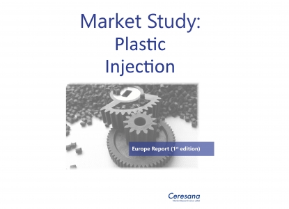 Ceresana: en Europa se moldean por inyección 12,9 millones de toneladas de plástico