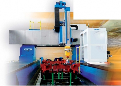 Fresadora gantry CNC para bastidores de bogies ferroviarios