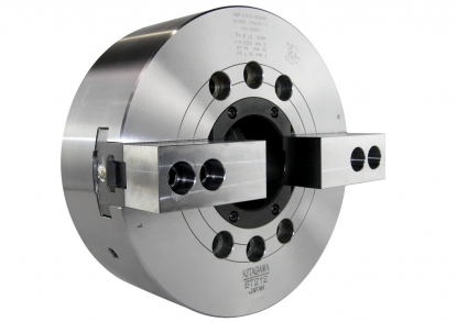 Plato automático de 2 garras de 304 mm con paso de barra de 91 mm