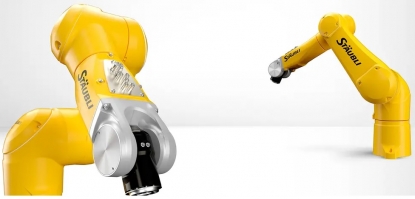 Brazo robótico de 6 ejes con una carga útil de hasta 14 kg y un alcance máximo de 1.450 mm