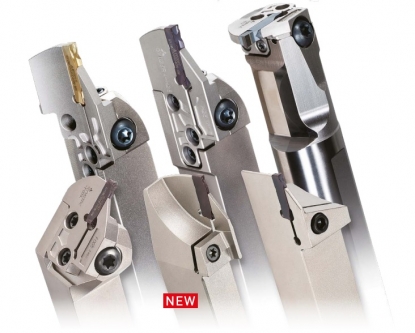 Amplia selección de portaherramientas y placas para aplicaciones de ranurado