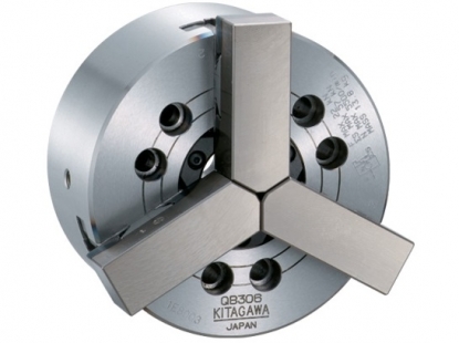 Plato automático de 3 garras de 210 mm con paso de barra de 52 mm