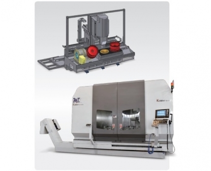 Centro de mecanizado de tipo columna móvil