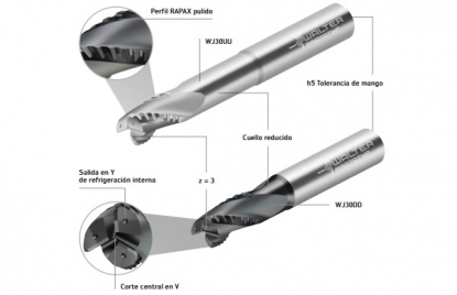 Fresa especialista en desbaste perfilado para ISO N