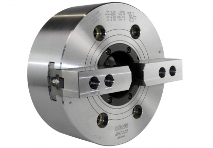 Plato automático de 2 garras de 254 mm con paso de barra de 81 mm