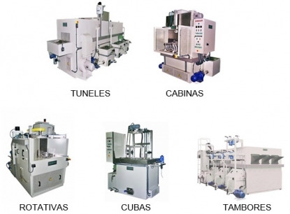 Sistemas avanzados de lavado, desengrase y otros tratamientos superficiales variados