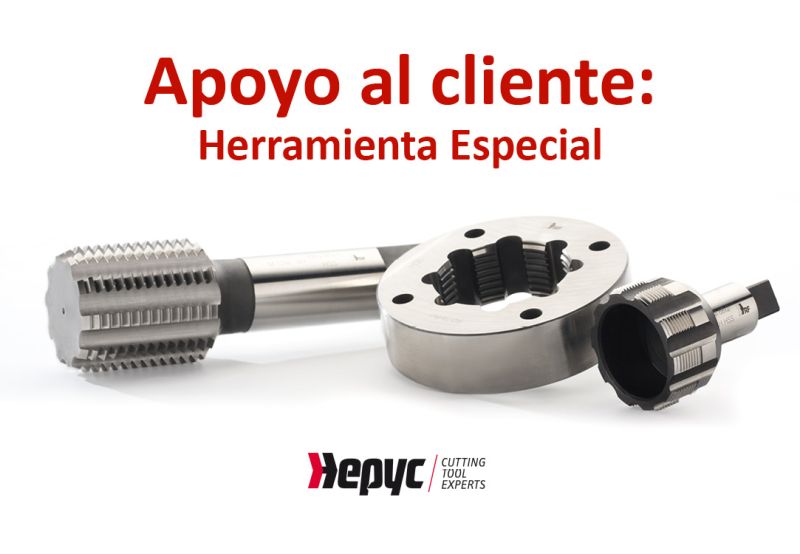 Hepyc apoya al cliente con un servicio para herramientas especiales