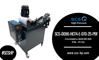 Sistema de alta presión de emulsión para centro de mecanizado