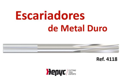 Escariador de metal duro