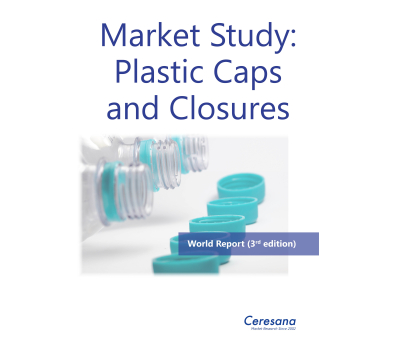 Ceresana prevé un crecimiento sostenido del mercado mundial de tapones de plástico