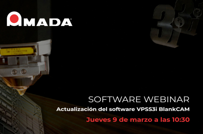 Webinar sobre las últimas novedades en software para la transformación de chapa metálica