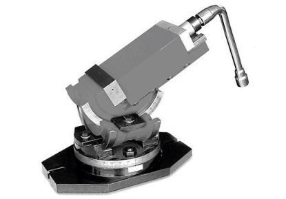 Mordaza basculante graduada para taladros y fresadoras