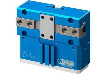 Pinza paralela neumática estrecha de dos mordazas