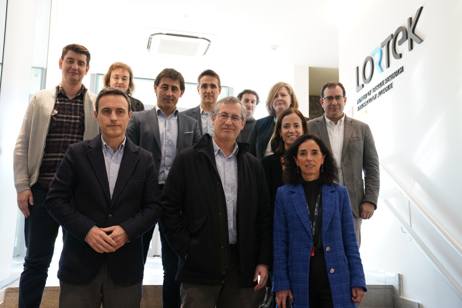 LORTEK recibe la visita de miembros de la Diputación Foral de Gipuzkoa