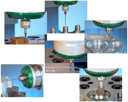 Husillos portaherramientas con proyección de refrigerante para mecanizado a alta velocidad 