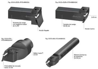 Herramientas personalizadas y rentables para el ranurado axial