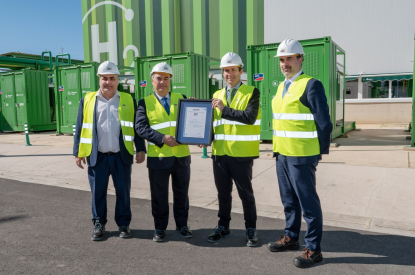 Iberdrola, la primera empresa que obtiene el certificado de Hidrógeno Renovable de Aenor